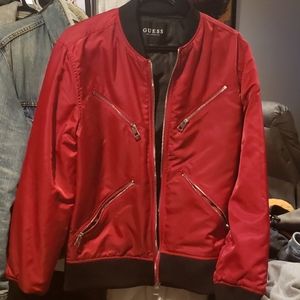 Mens GUESS nylon bomber